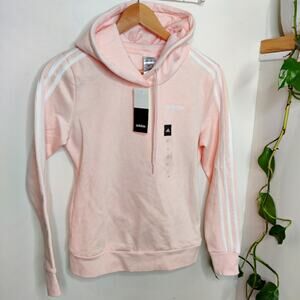 Adidas NWT Baby Pink Pullover Hoodie Sweater Size Small